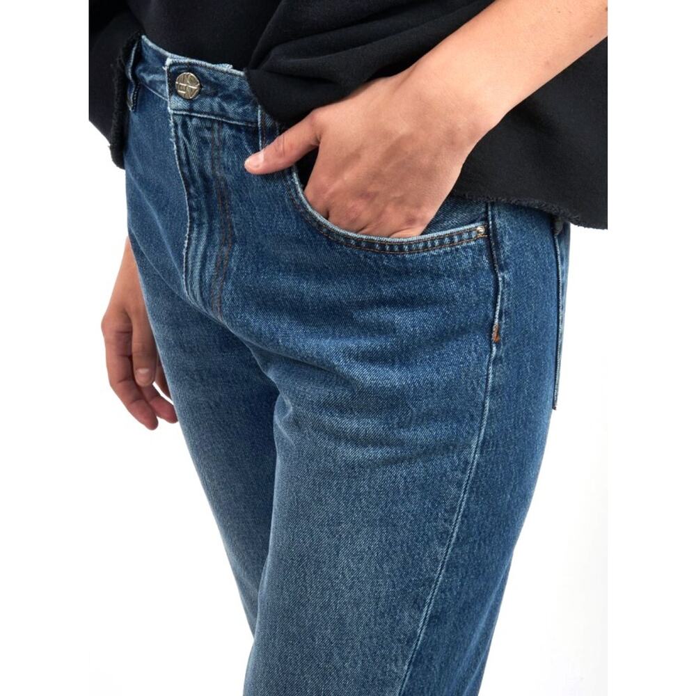 TOTEME Original Twisted Seam High Rise Stretch Denim Jeans NET-A-PORTER 26 $400 - Picture 10 of 10